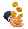 Hand with Coins