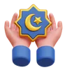 Hand With Crescent Moon