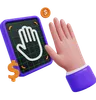 Hand With Fingerprint Scan