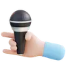 Hand With Microphone