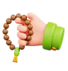 Hand with Prayer Beads