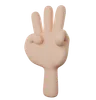 Hand With Three Fingers