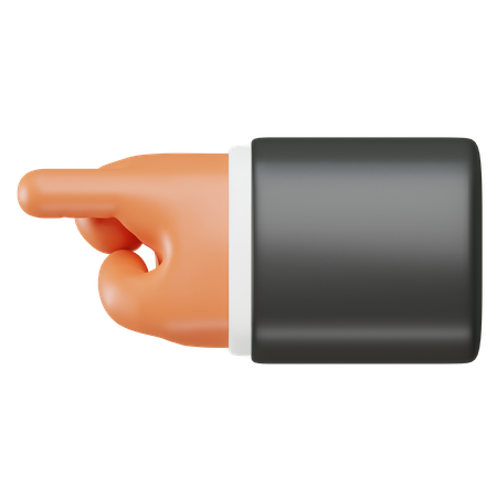 Hand zeigt Richtungsgeste  3D Icon