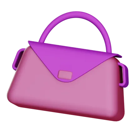 3 D Handbag Illustration 3D Icon