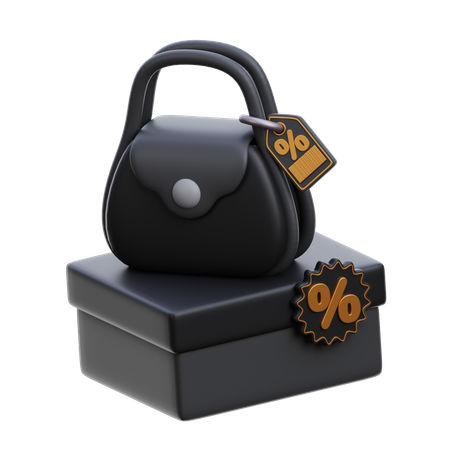 Handbag Sale  3D Icon