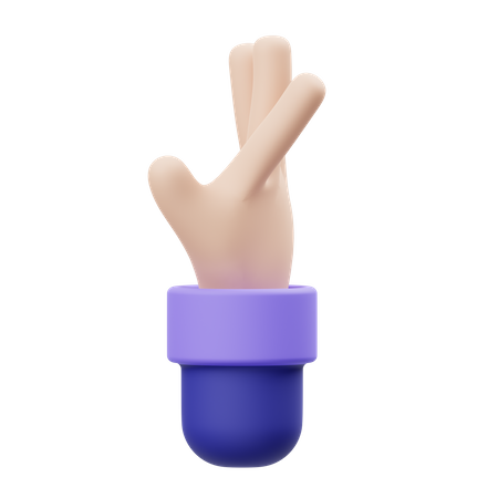Handbewegung nach oben strecken  3D Icon
