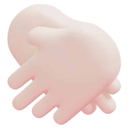 Händchen halten  3D Icon