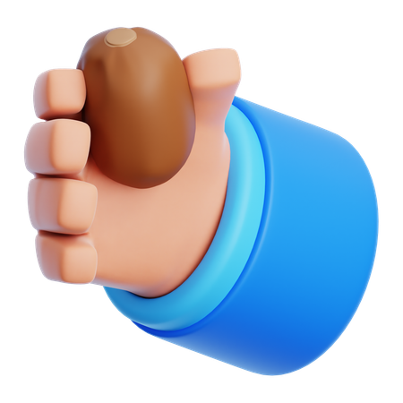 Hand hält Termine  3D Icon