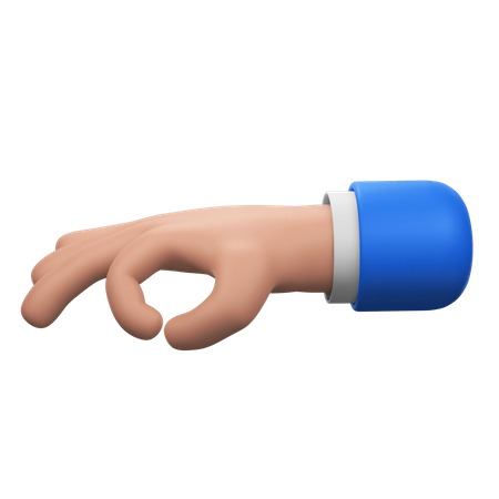 Geste mit der Hand halten  3D Icon