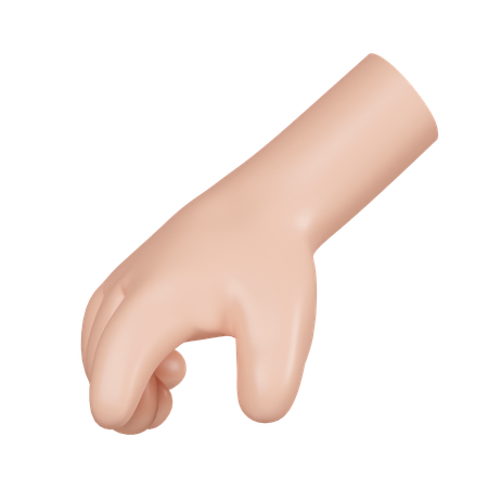 Geste mit der Hand halten  3D Icon