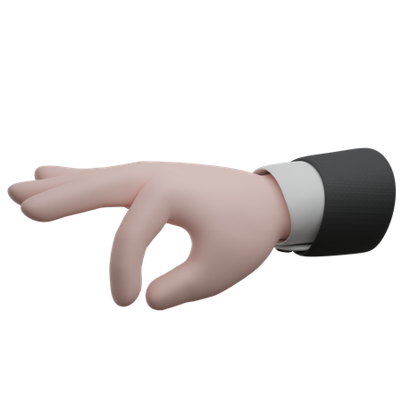 Haltende Handgesten  3D Icon