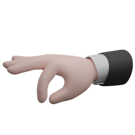 Haltende Handgesten  3D Icon