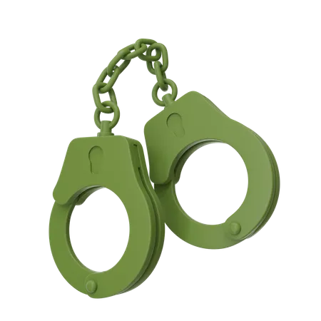 Handcuff 3D Icon