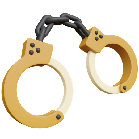 Handcuff 3D Icon