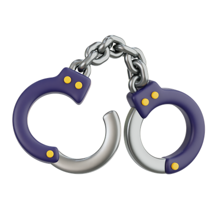 Handcuffs  3D Icon