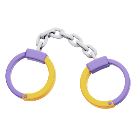 Handcuffs  3D Icon