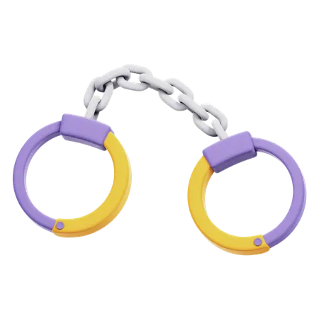 Handcuffs  3D Icon