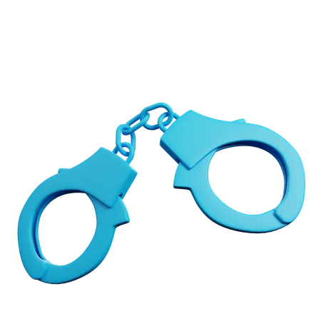 Handcuffs  3D Illustration