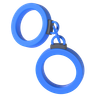handcuffs 3d logo