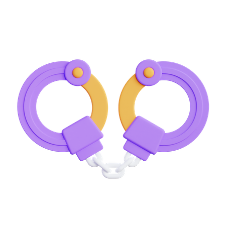 Handcuffs 3D Icon