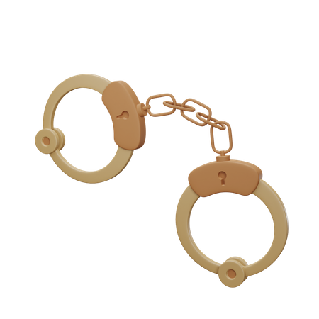 Handcuffs 3D Icon