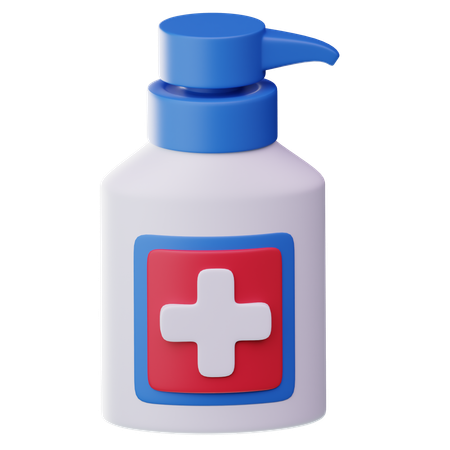 Handdesinfektionsmittel  3D Icon