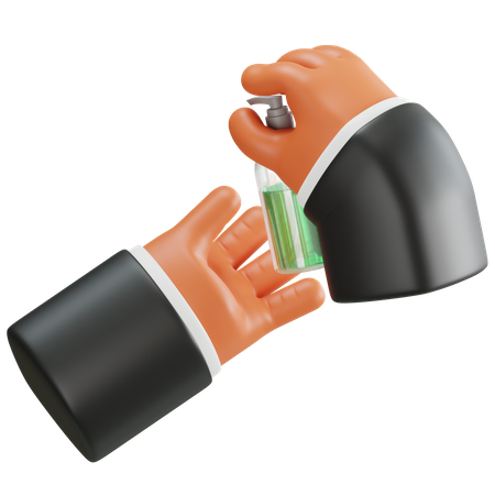 Handdesinfektionsmittel  3D Icon