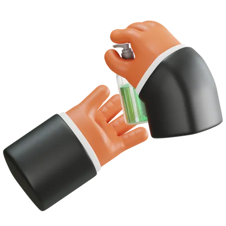 Handdesinfektionsmittel  3D Icon