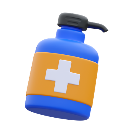 Handdesinfektionsmittel  3D Icon