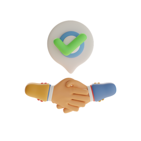 Händedruck  3D Icon