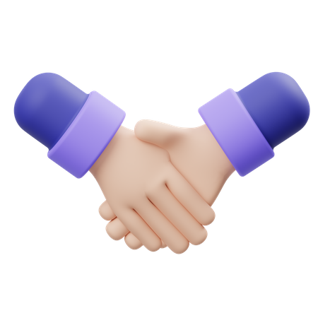 Händedruck Handbewegung  3D Icon