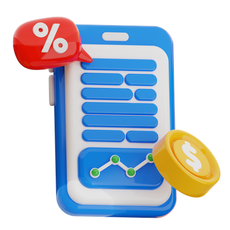 Handels-App  3D Icon