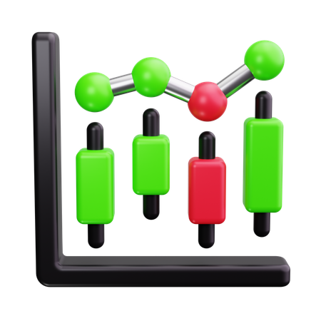 Handelsdiagramm  3D Icon