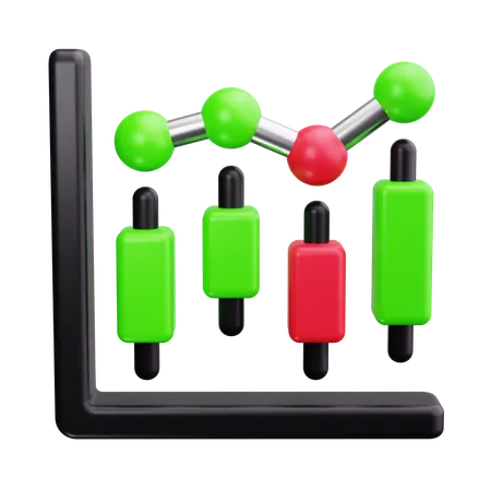 Handelsdiagramm  3D Icon