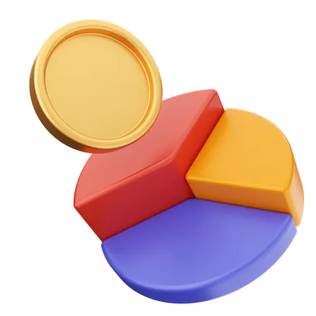 Handelsdiagramm  3D Icon