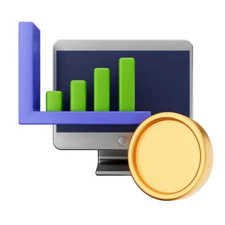 Handelsdiagramm  3D Icon