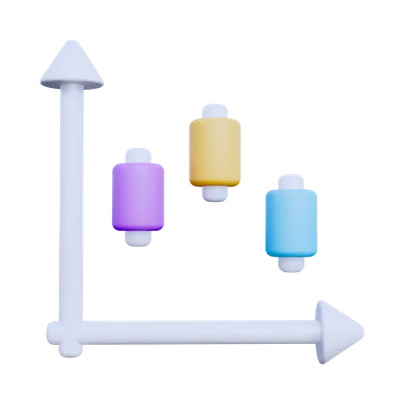 Handelsdiagramm  3D Icon