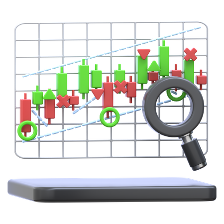 Handelsstrategie  3D Icon