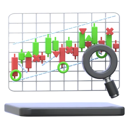 Handelsstrategie  3D Icon