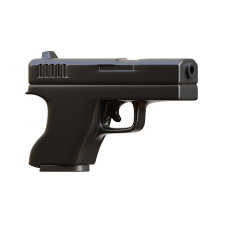 拳銃  3D Icon