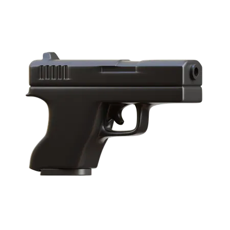 Handgun  3D Icon