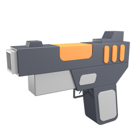 Handgun  3D Icon