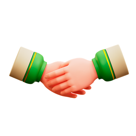 Handhake  3D Icon