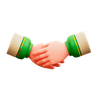 eid mubarak handshake emoji 3d