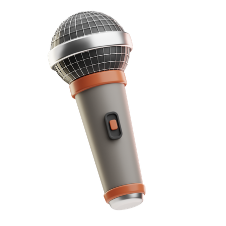 Handheld Dynamic Microphone  3D Icon