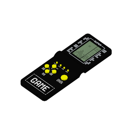 Handheld Game  3D Illustration