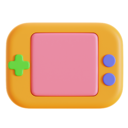Handheld Game Console  3D Icon