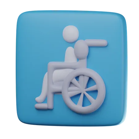 Invalidité  3D Icon