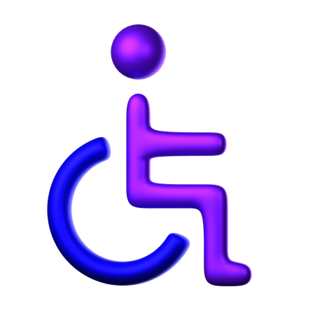 Handicap Symbol  3D Icon