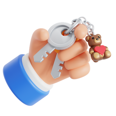 Handing key  3D Icon